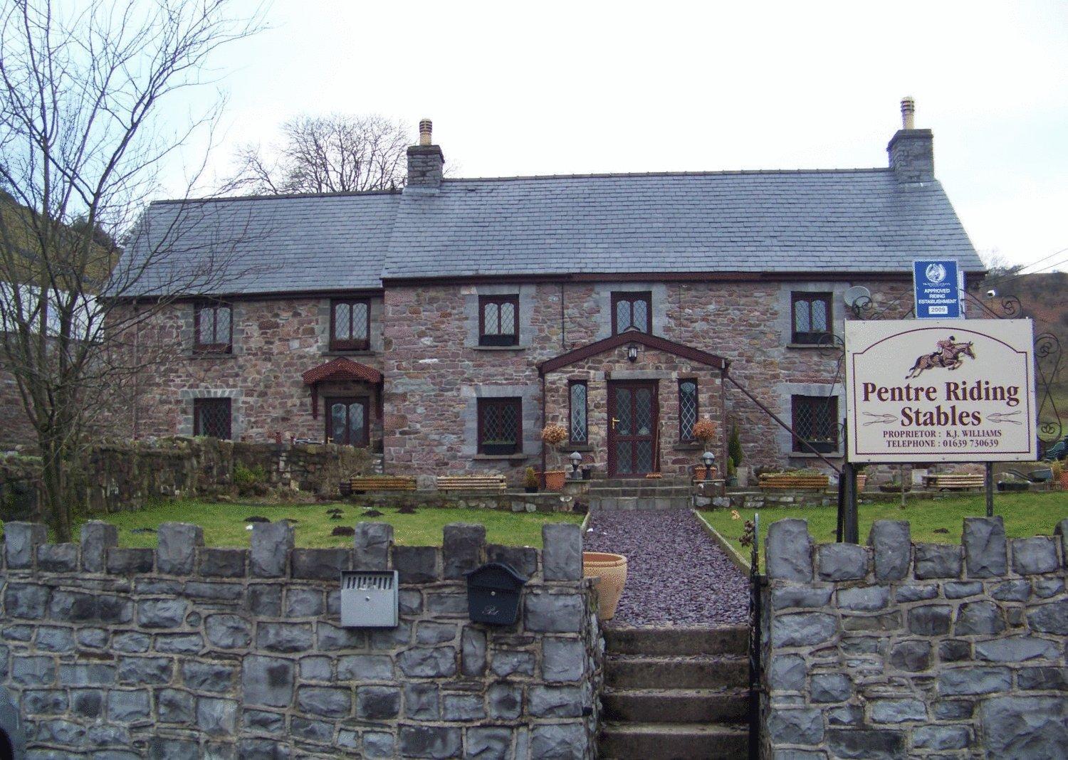 Pentre Riding Stables Hotel Abercraf Buitenkant foto